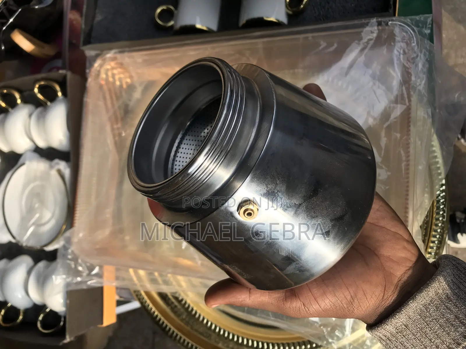 Stainless Steel Moka Pot 9 Cup