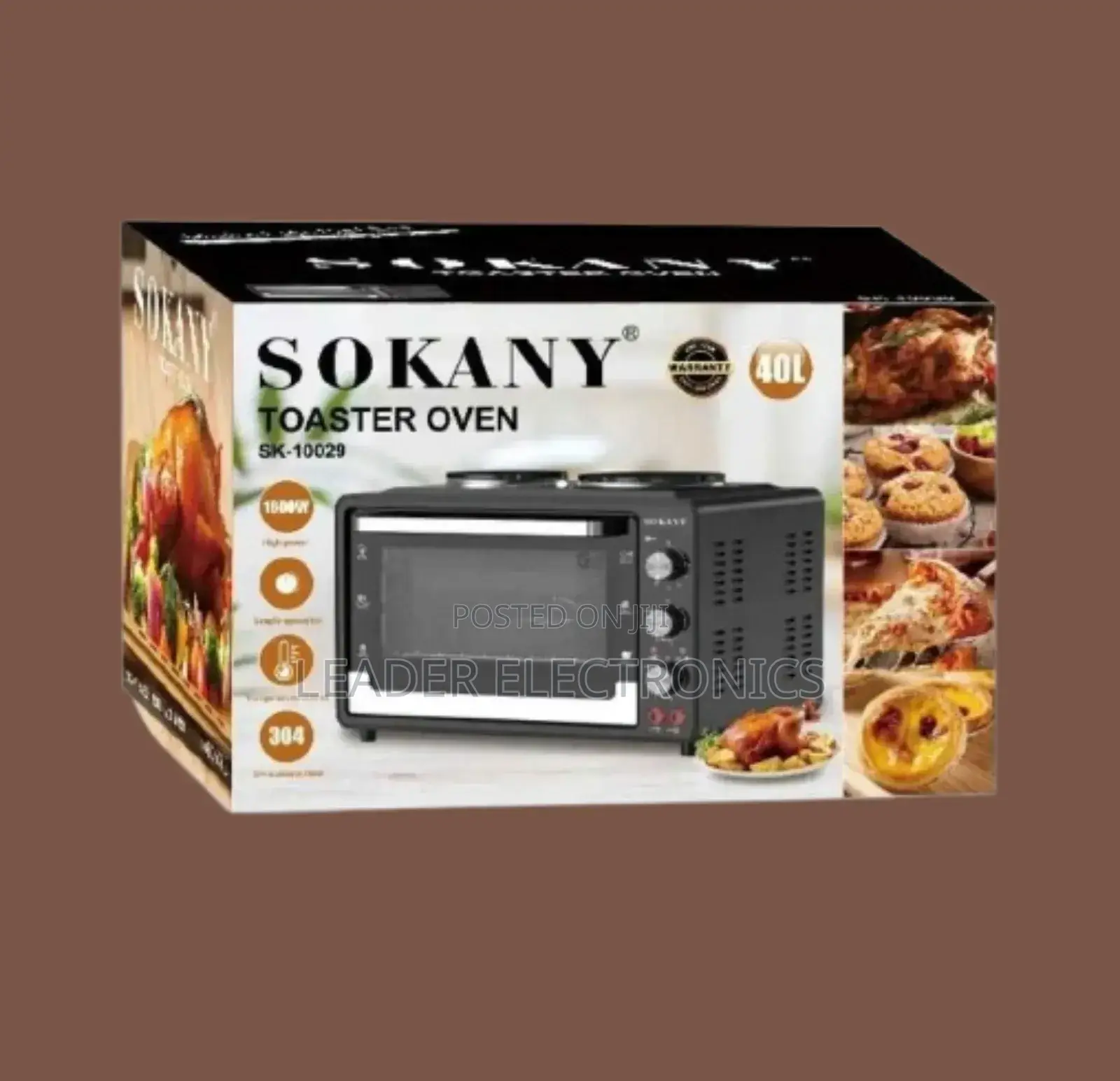 Sokany 40-Liter Electric Oven – Your Kitchen's New Power