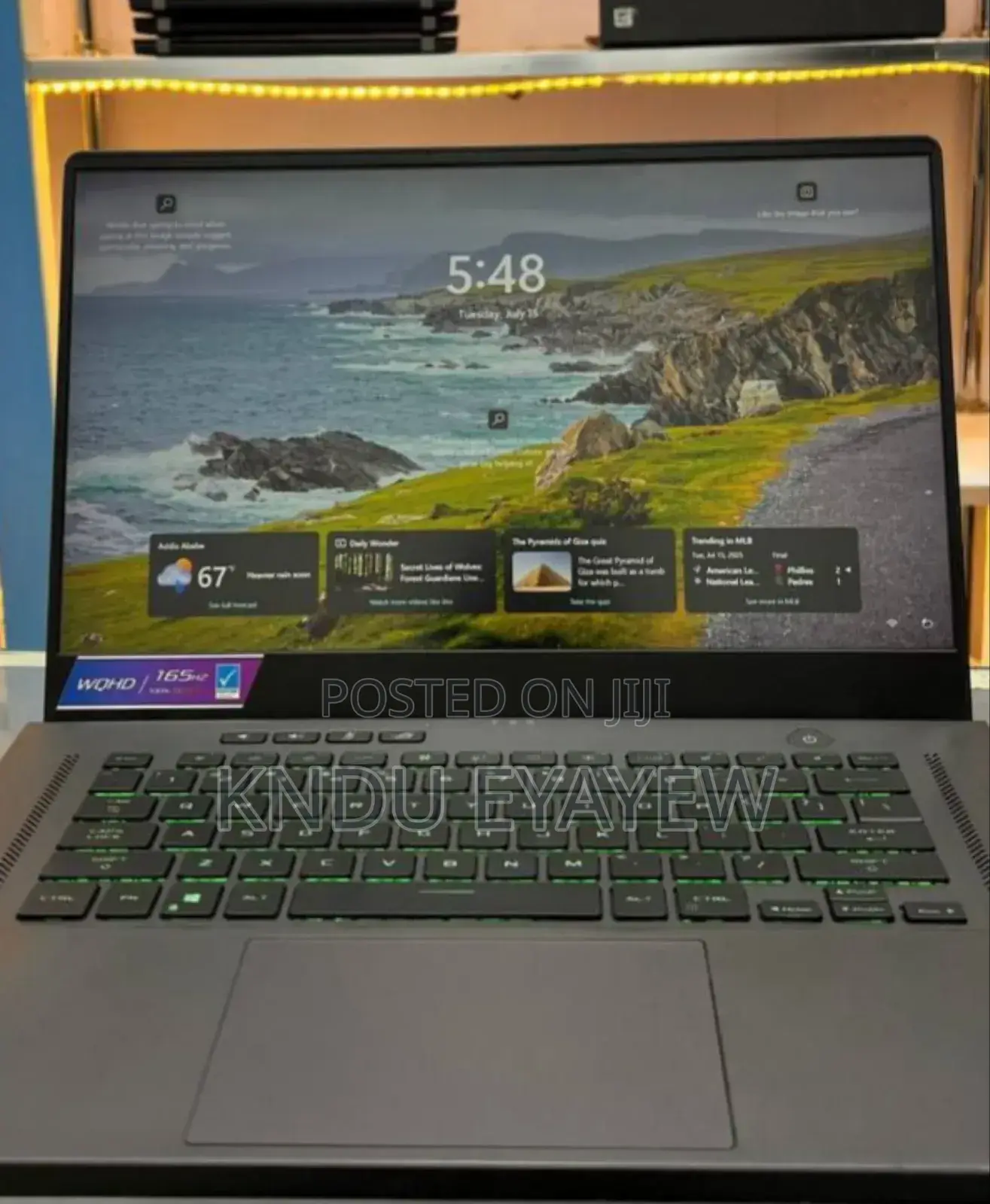 New Laptop Asus ROG Zephyrus G15 16GB AMD Ryzen 9 SSD 1T