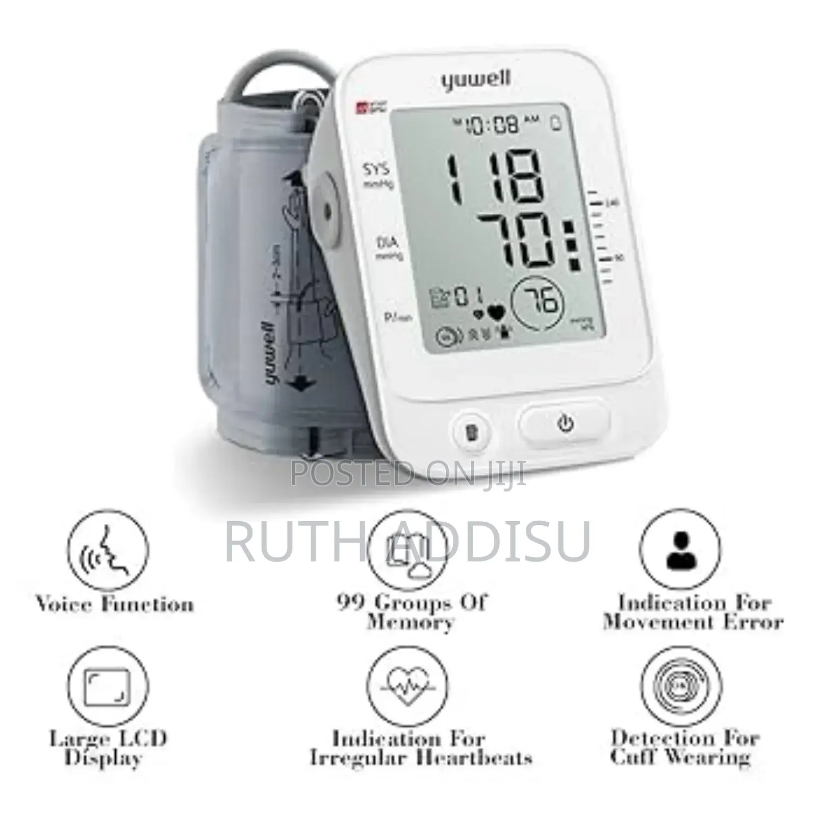 Medical Bp Monitor衼我home Use Blood Pressure Monitor New
