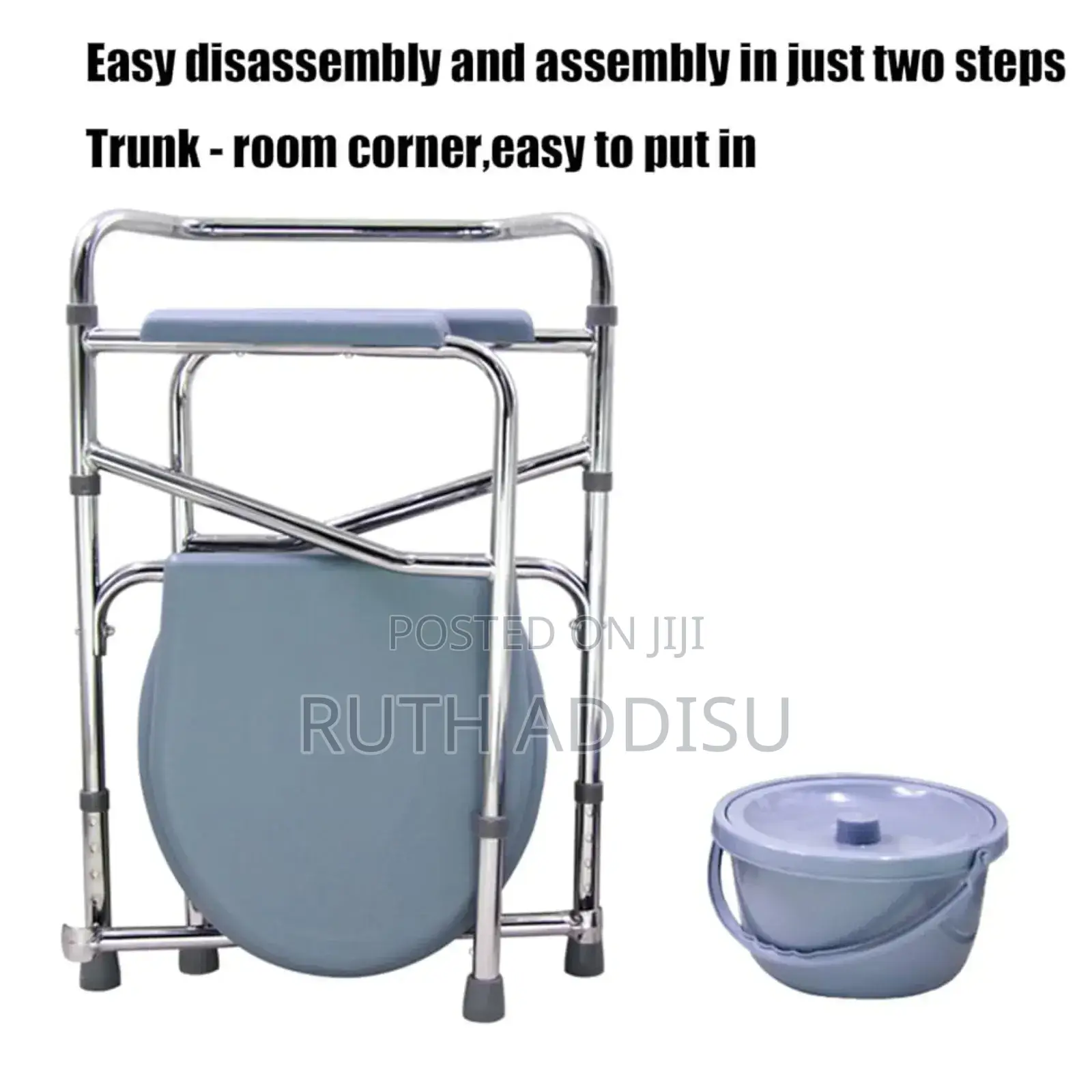 Commode Chair𧙕你toilet Chair邪神foldable Commode Chair New