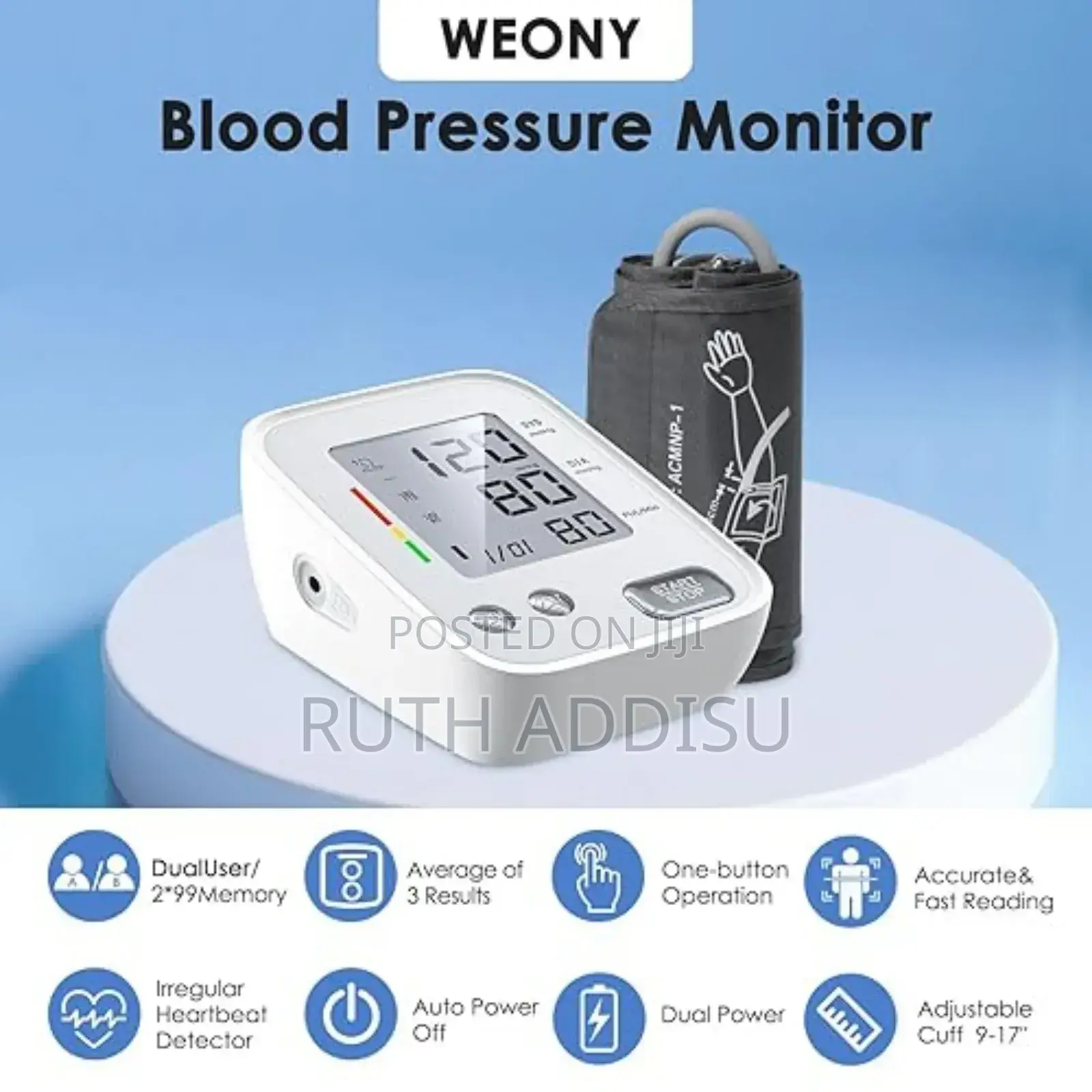 Mesical Blood Pressure Monitor袸你digital Bp Monitor New