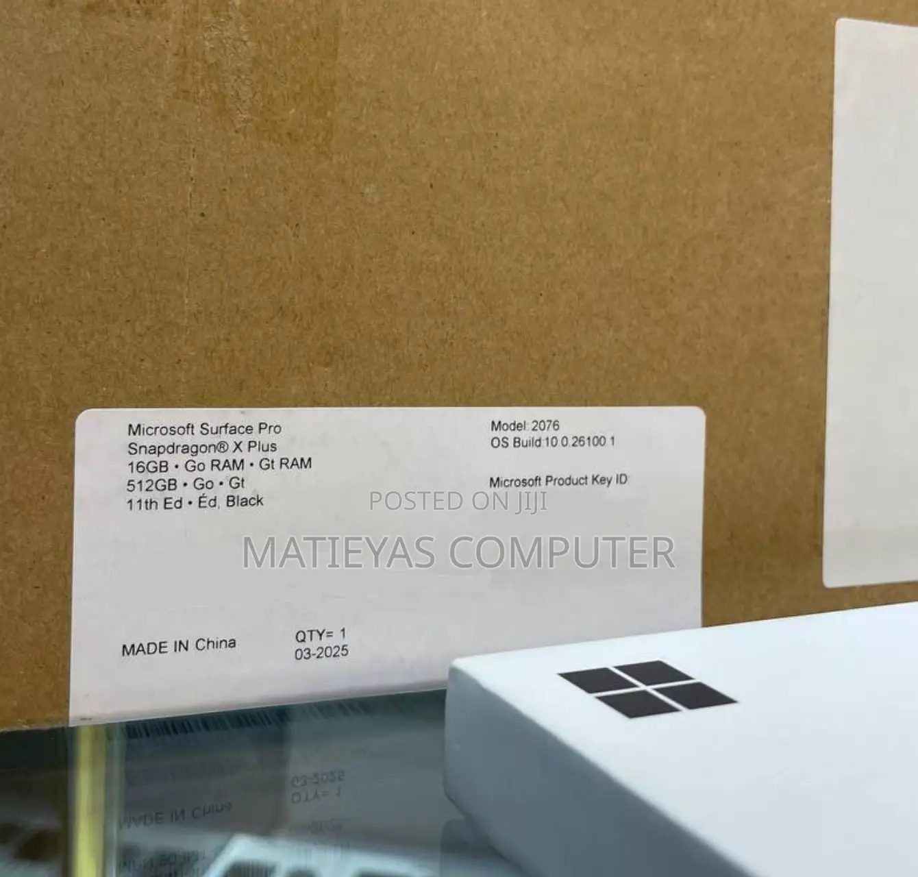 New Laptop Microsoft Surface 16GB SSD 512GB