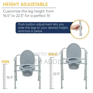 Commode Chair Adjustable Height Commode Chair袴吋toilet Chair