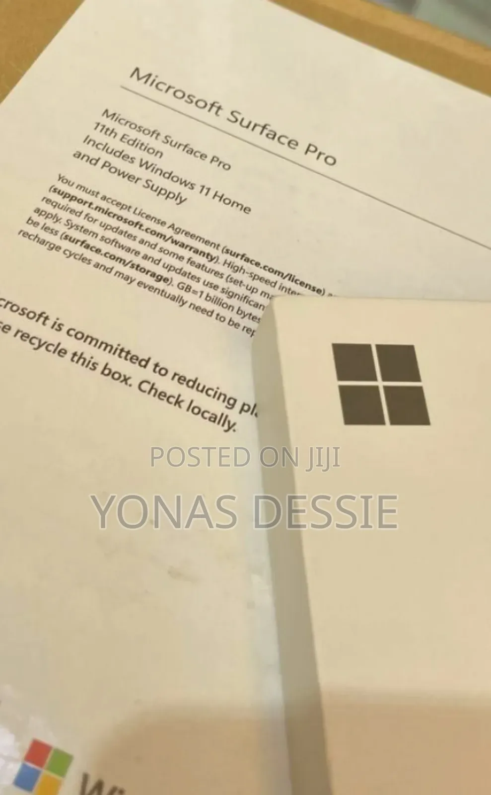 New Laptop Microsoft Surface Pro 16GB SSD 512GB