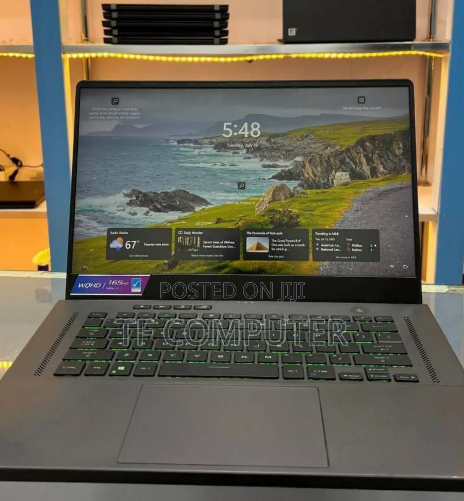 New Laptop Asus ROG Zephyrus G15 16GB AMD Ryzen 9 SSD 1T