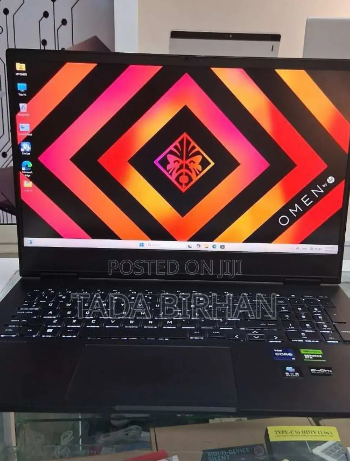 New Laptop HP Omen 17 16GB Intel Core I9 SSD 1T