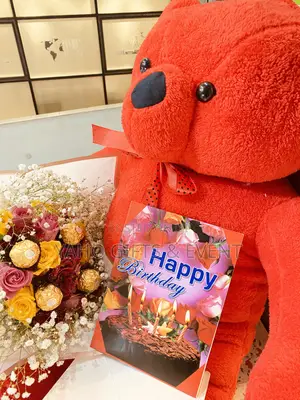 Photo - Red Teddy Bear Gift