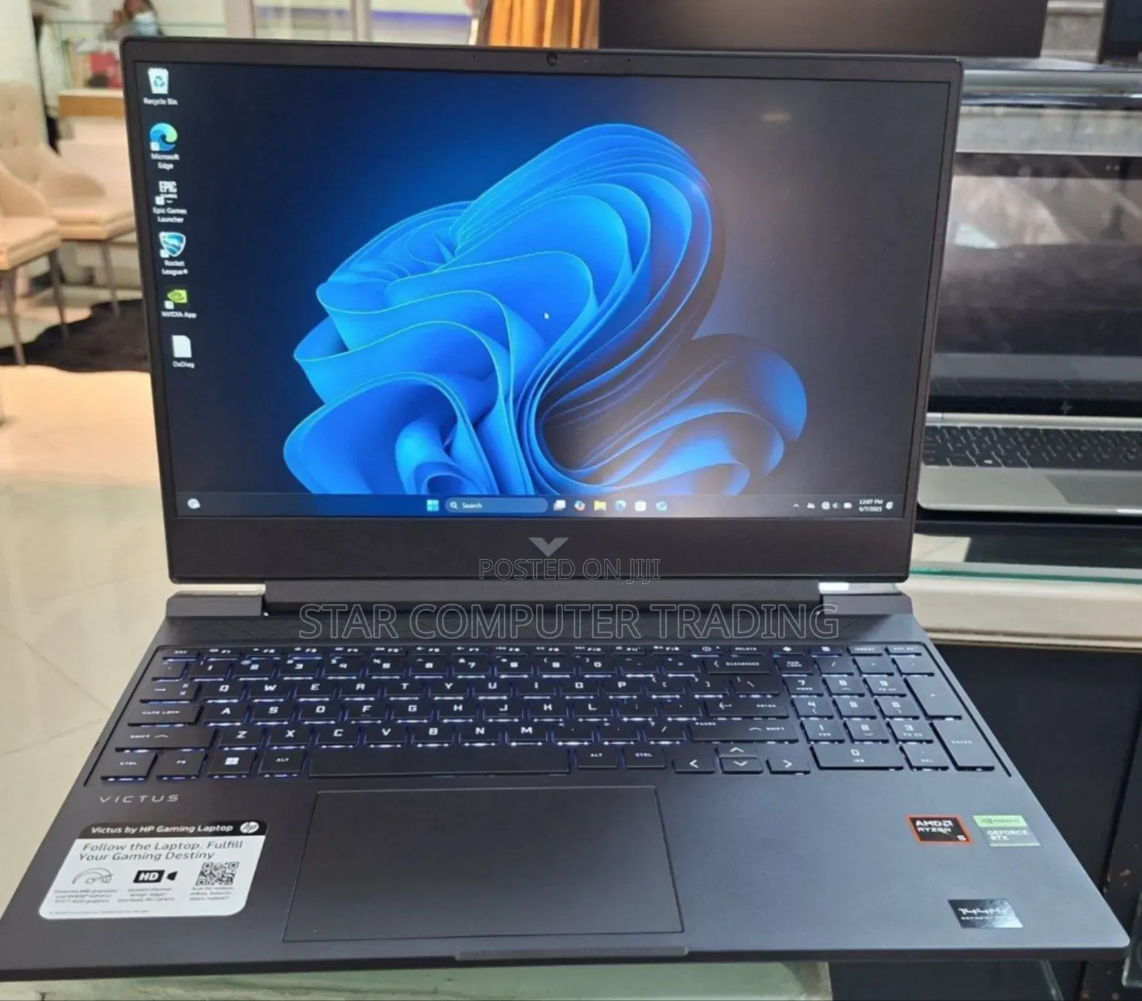 New Laptop HP Victus 15 16GB AMD Ryzen 5 SSD 512GB