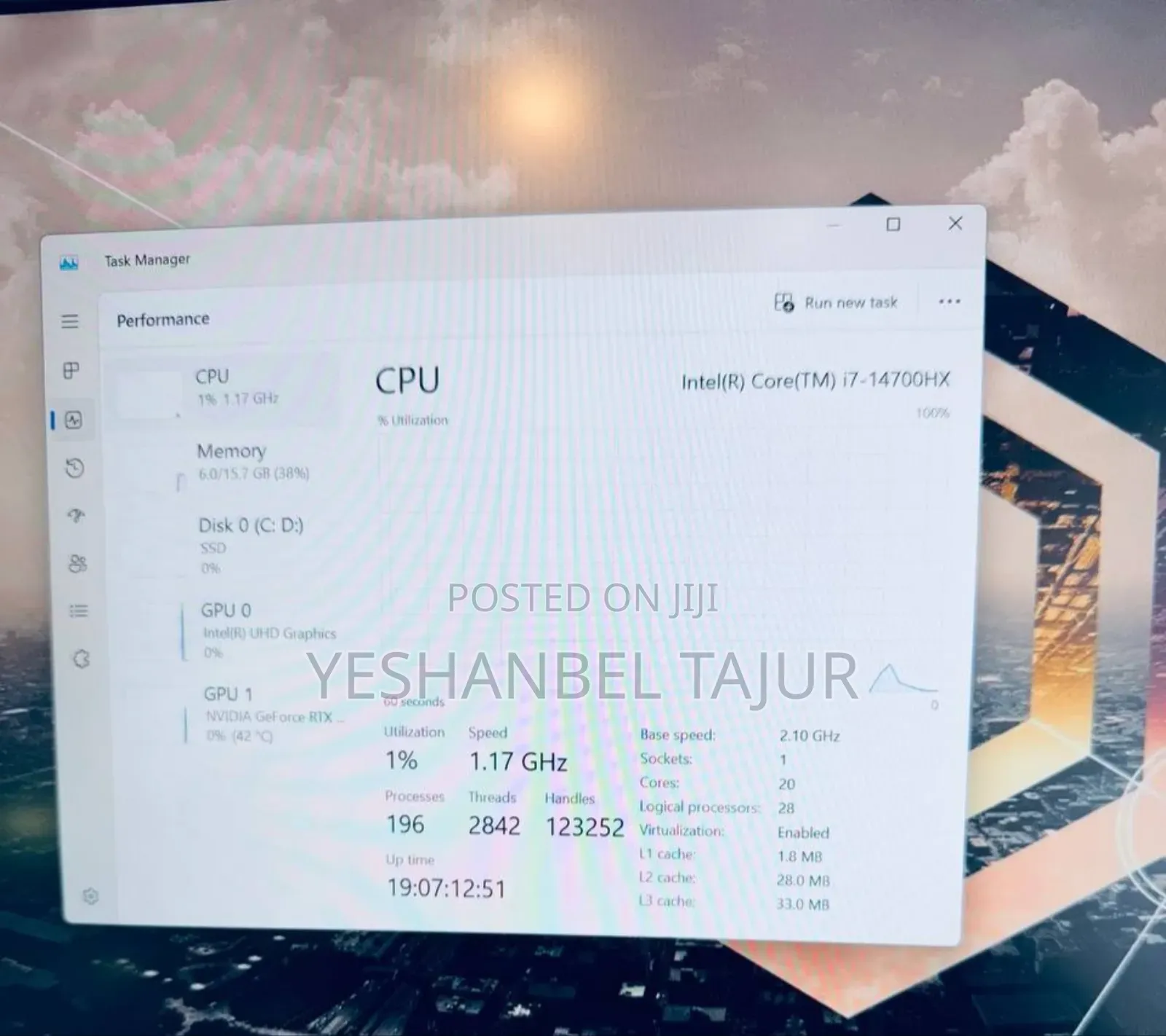 New Laptop Acer Predator Helios Neo 16 16GB Intel Core I7 SSD 1T