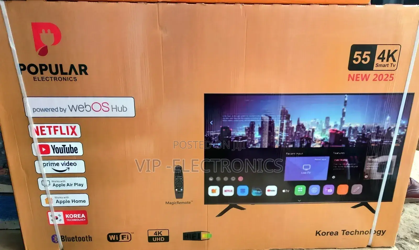 Popular 55"Inch Tv Smart Uhd Webos Hub New 2025 Tv