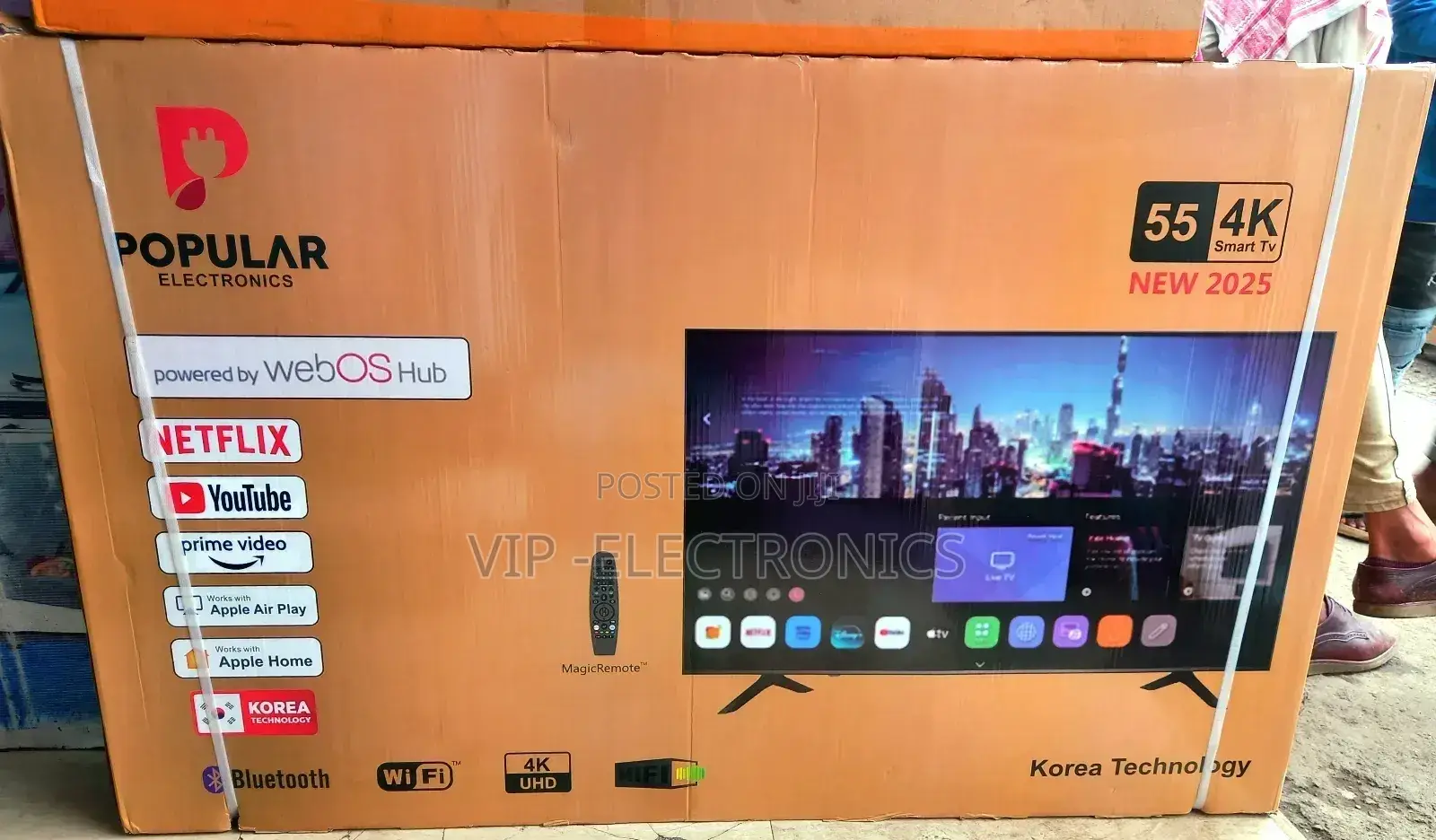 Popular 55"Inch Tv Smart Uhd Webos Hub New 2025 Tv