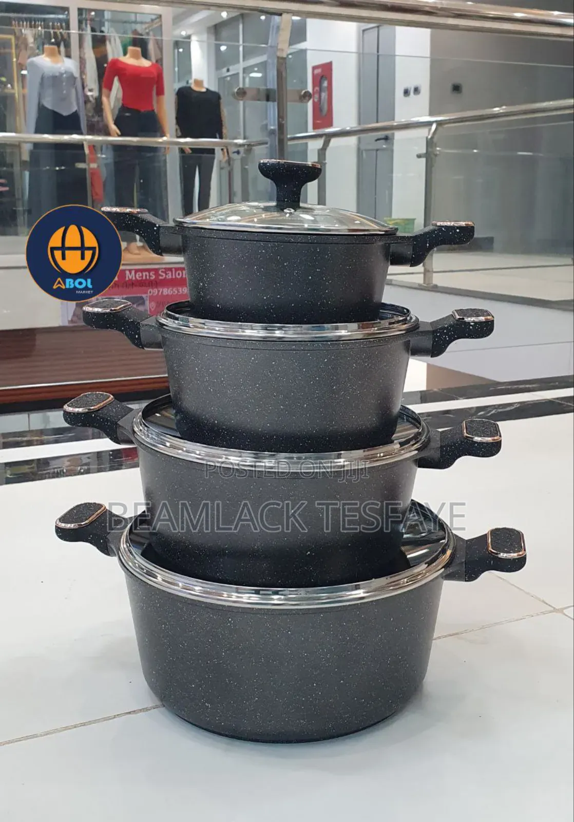 Momcoc 5pcs Die-Cast Casserole Set