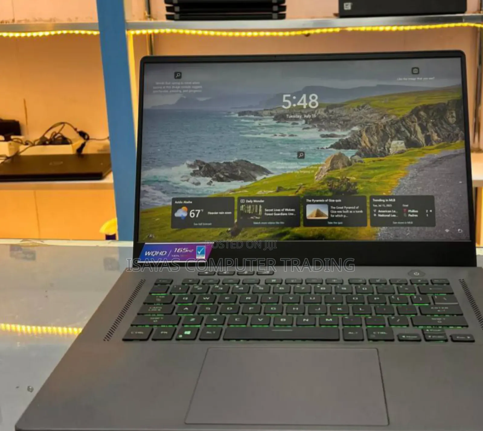 New Laptop Asus ROG Zephyrus G15 16GB Intel Core I7 SSD 1T