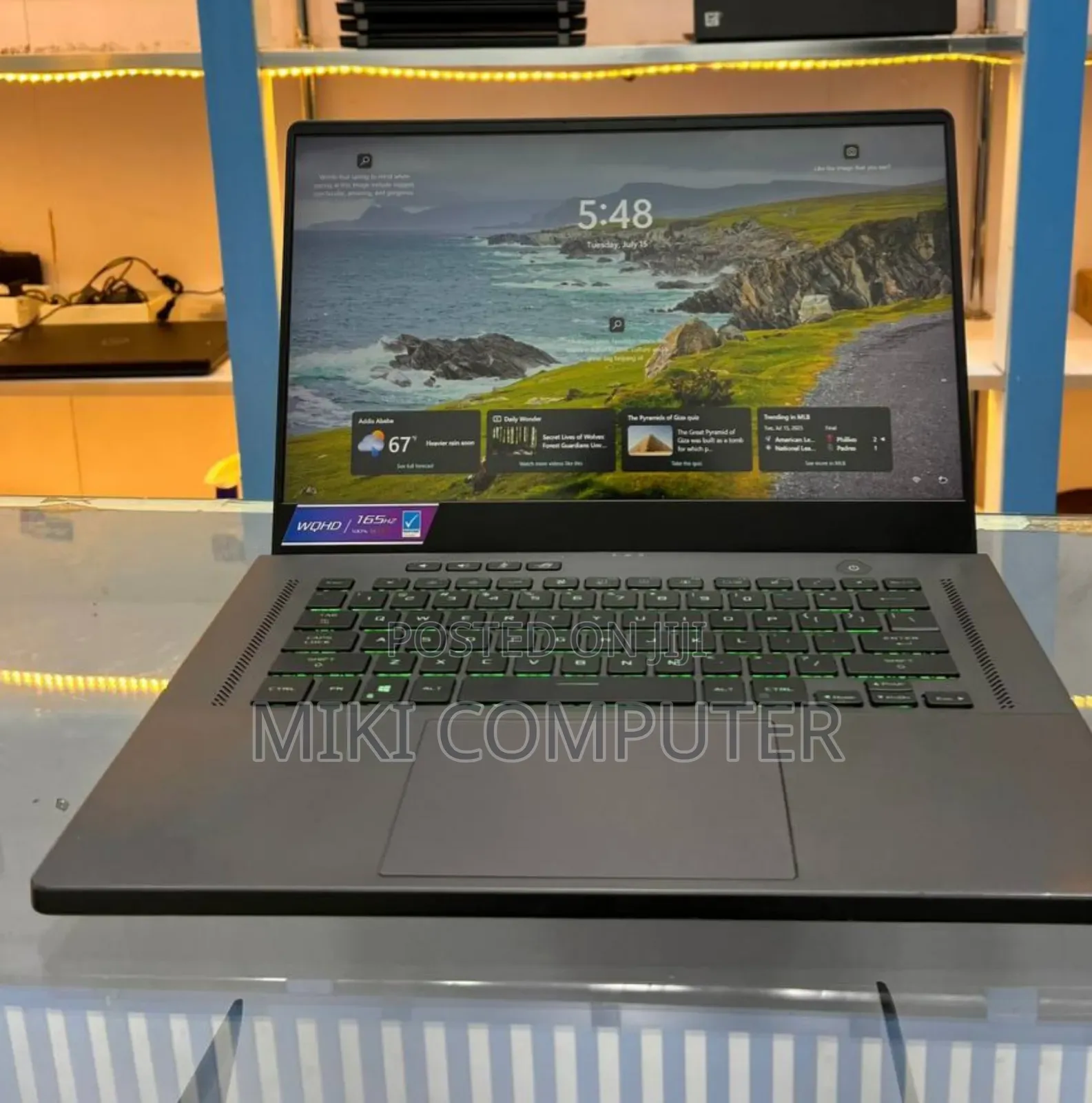 New Laptop Asus ROG Zephyrus G15 16GB AMD Ryzen 9 SSD 1T