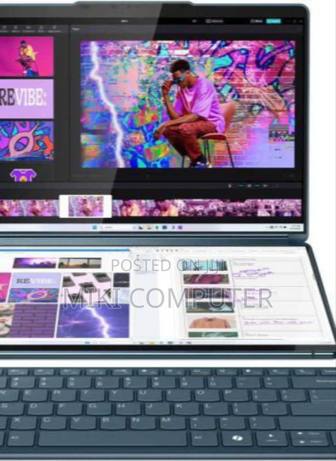 New Laptop Lenovo Yoga Book 9i 16GB Intel Core Ultra 7 SSD 512GB