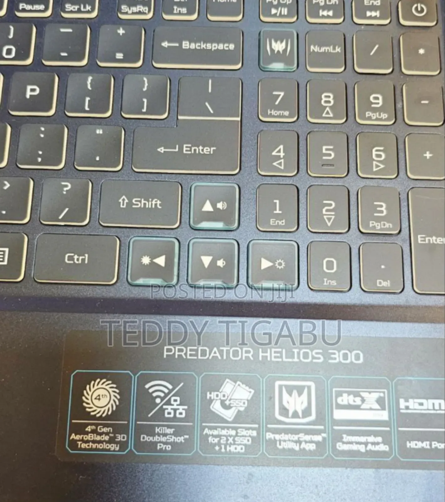 New Laptop Acer Predator Helios 300 16GB Intel Core I7 SSD 512GB