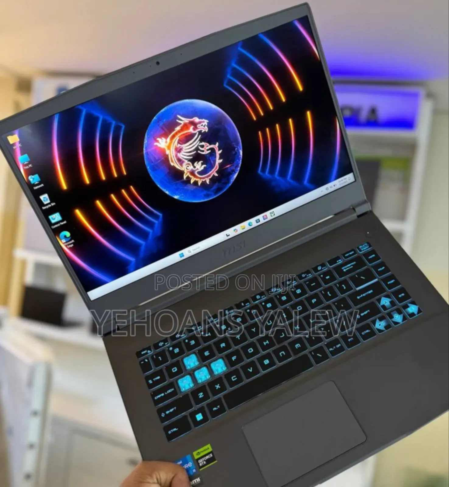 New Laptop MSI 16GB Intel Core I5 SSD 512GB