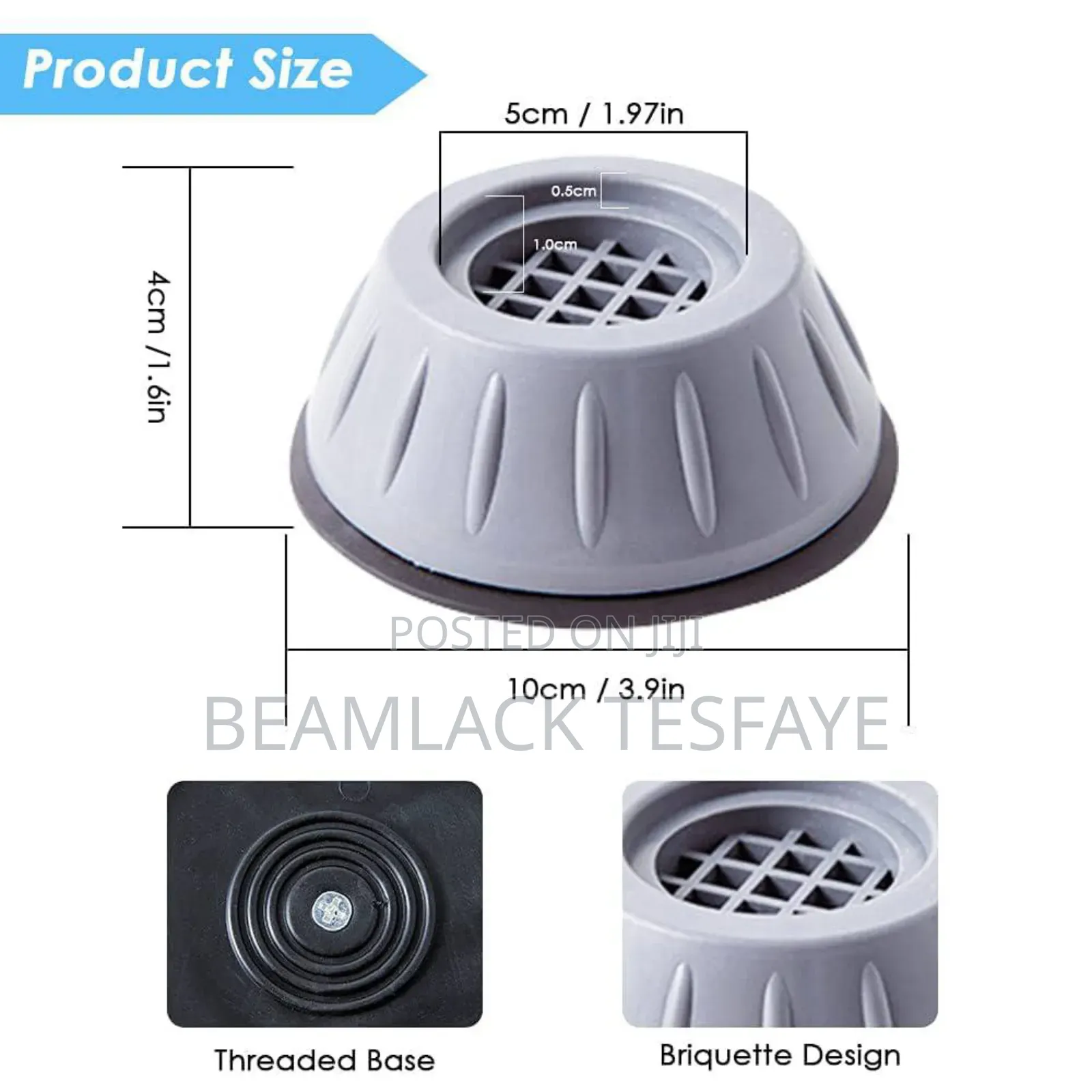 Anti-slip Pads Anti-vibration Washing Machine Feet 4pcs