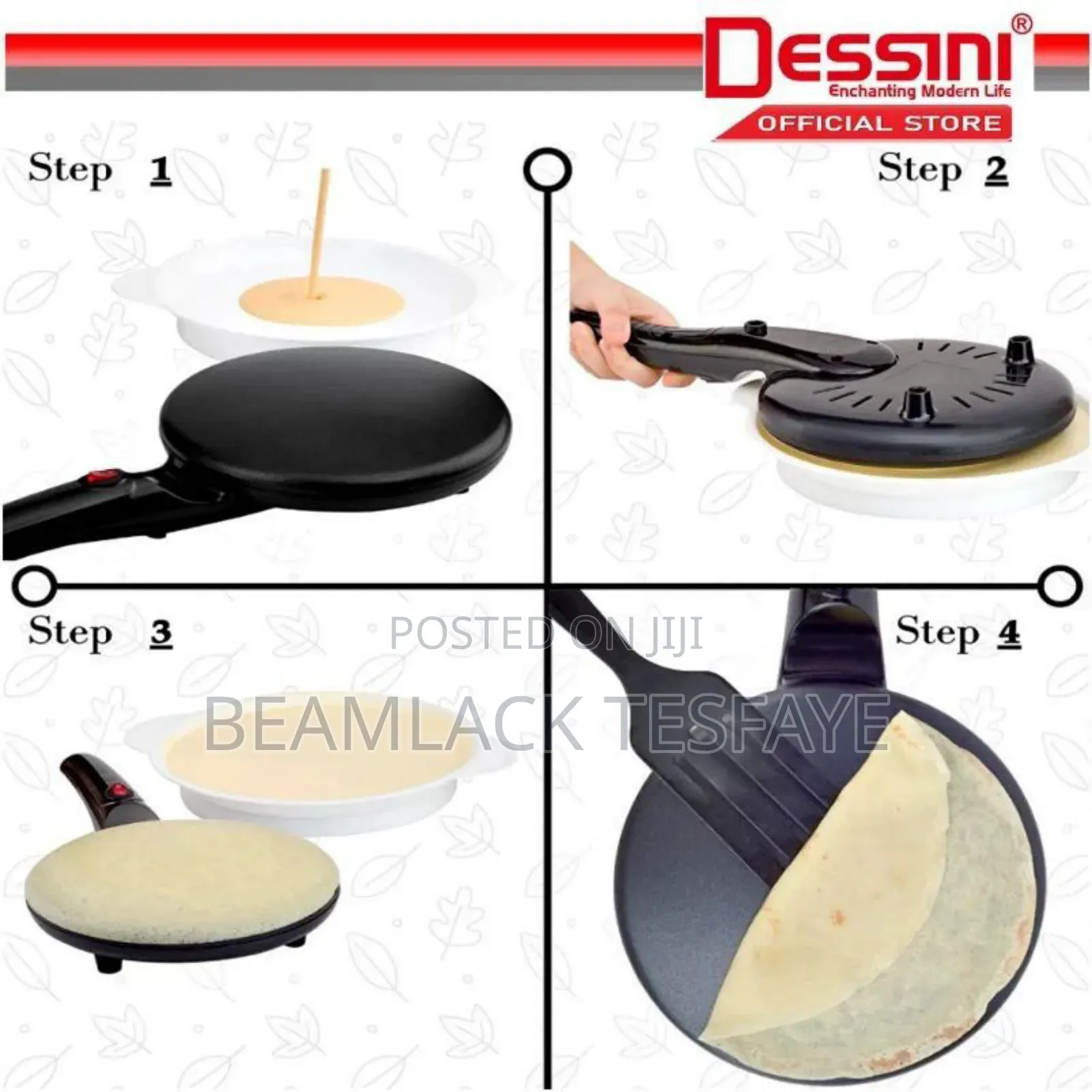 Dessini Regina 3 Sets Crepe Maker