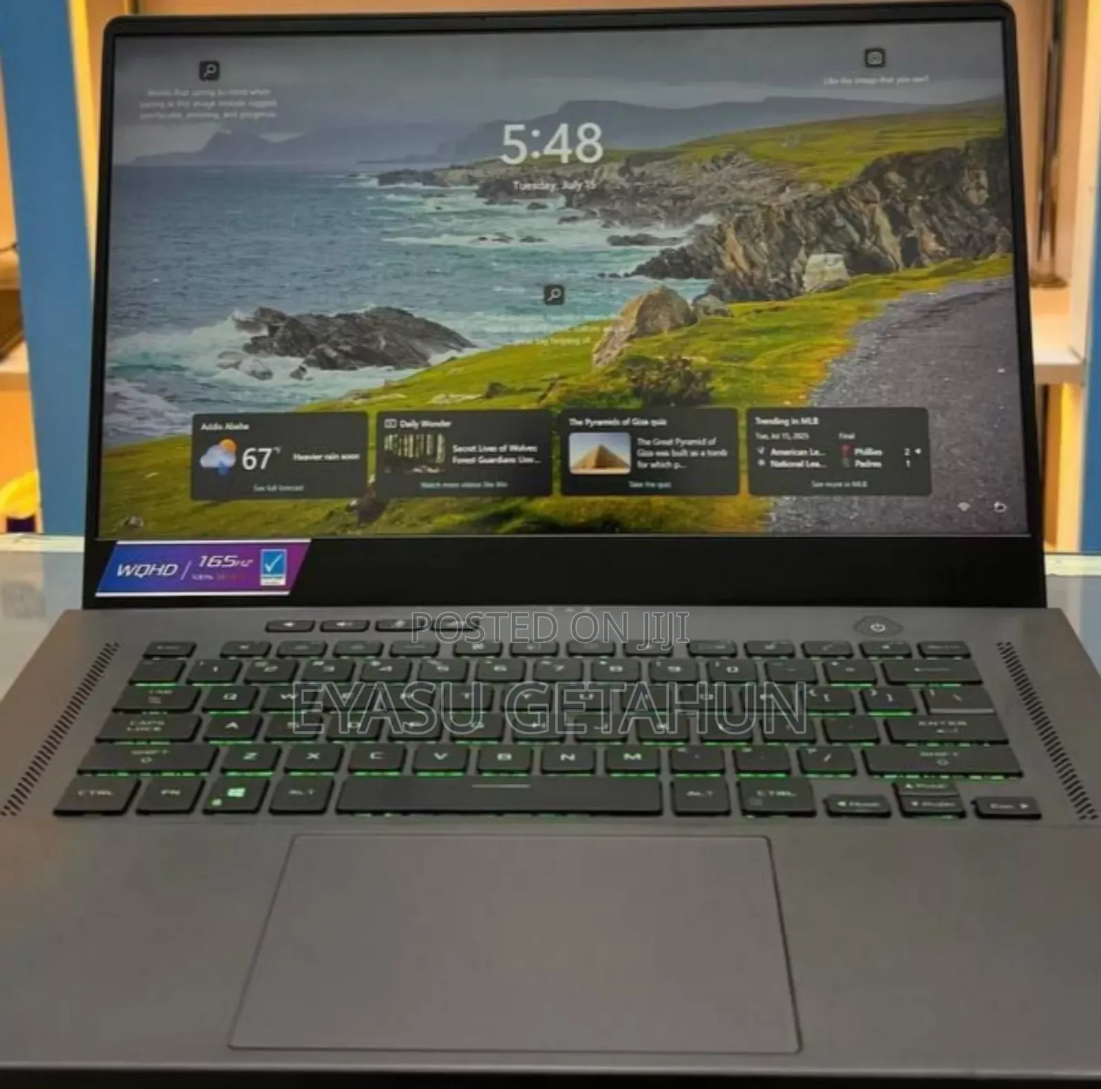 New Laptop Asus ROG Zephyrus G15 16GB AMD Ryzen 9 SSD 1T