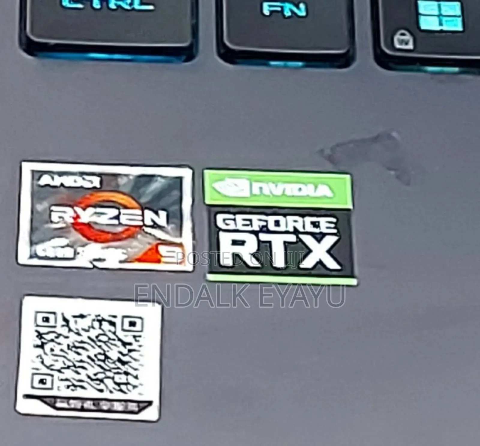 New Laptop Asus ROG Strix G17 16GB AMD Ryzen 9 SSD 1T