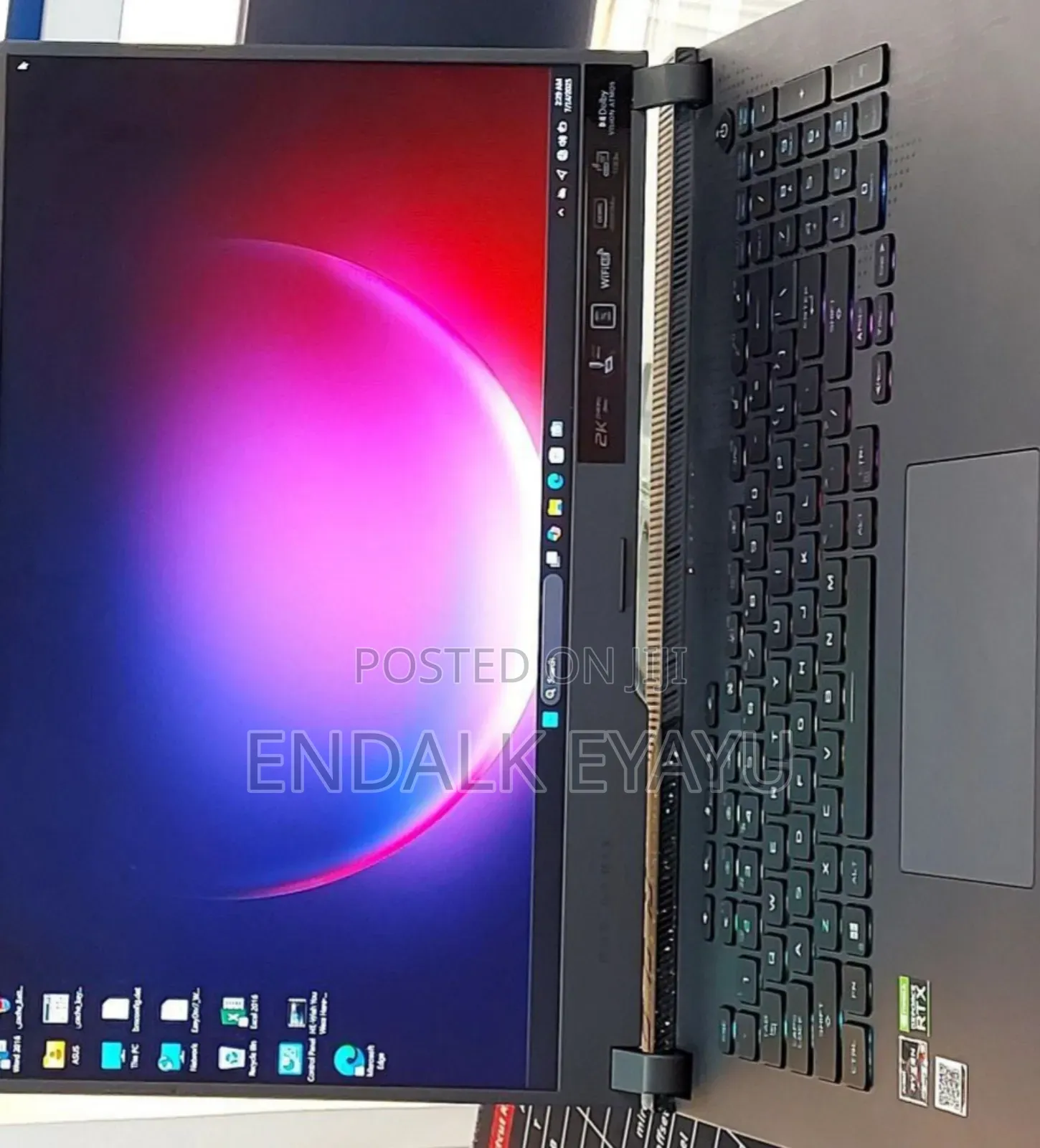 New Laptop Asus ROG Strix G17 16GB AMD Ryzen 9 SSD 1T