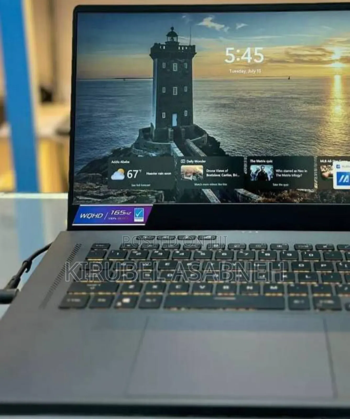 New Laptop Asus ROG Zephyrus G15 16GB AMD Ryzen 9 SSD 1T