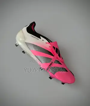 Adidas Predator Foldover Tongue ‘Pink/Silver’ Taketa Shoes