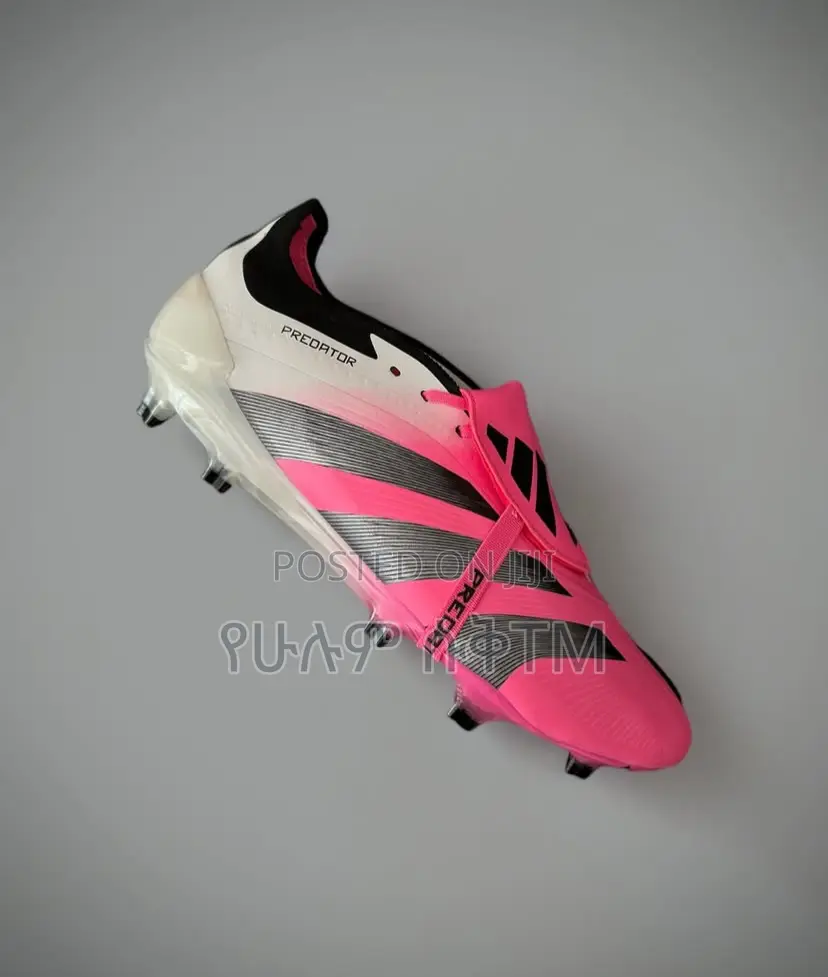 Adidas Predator Foldover Tongue ‘Pink/Silver’ Taketa Shoes