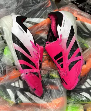 Adidas Predator Foldover Tongue ‘Pink/Silver’ Taketa Shoes