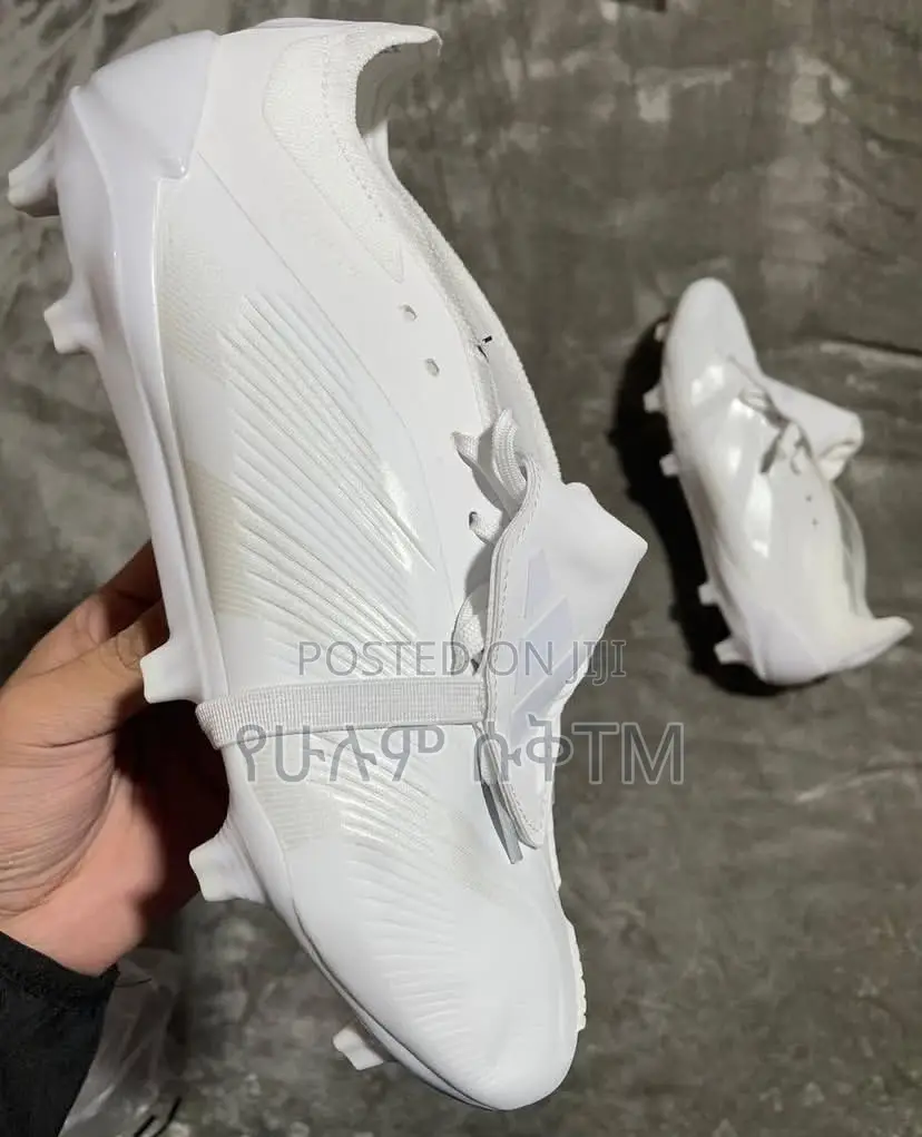 Adidas Predator Elite 30 White Football Cleats Taketa Shoes