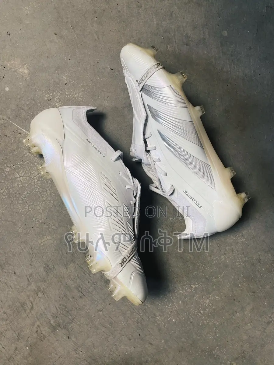 Adidas Predator Elite 30 White Football Cleats Taketa Shoes