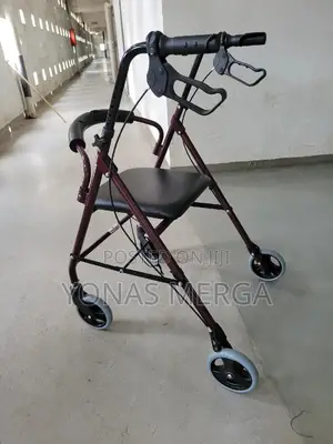 Photo - Walker+Chair屾وaluminum 2-in-1 Rollator/Transportظ0wide4wheel