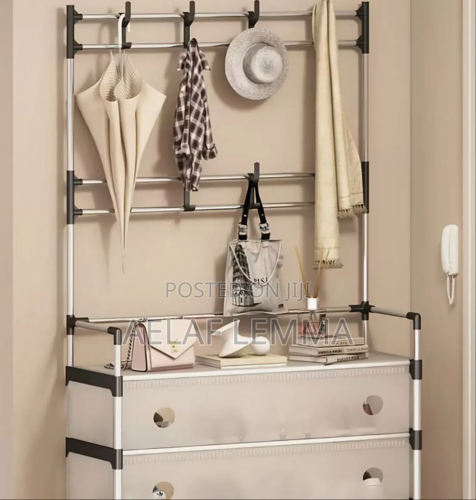 Multi-functional Storage Unit Shoe And Hat Rack