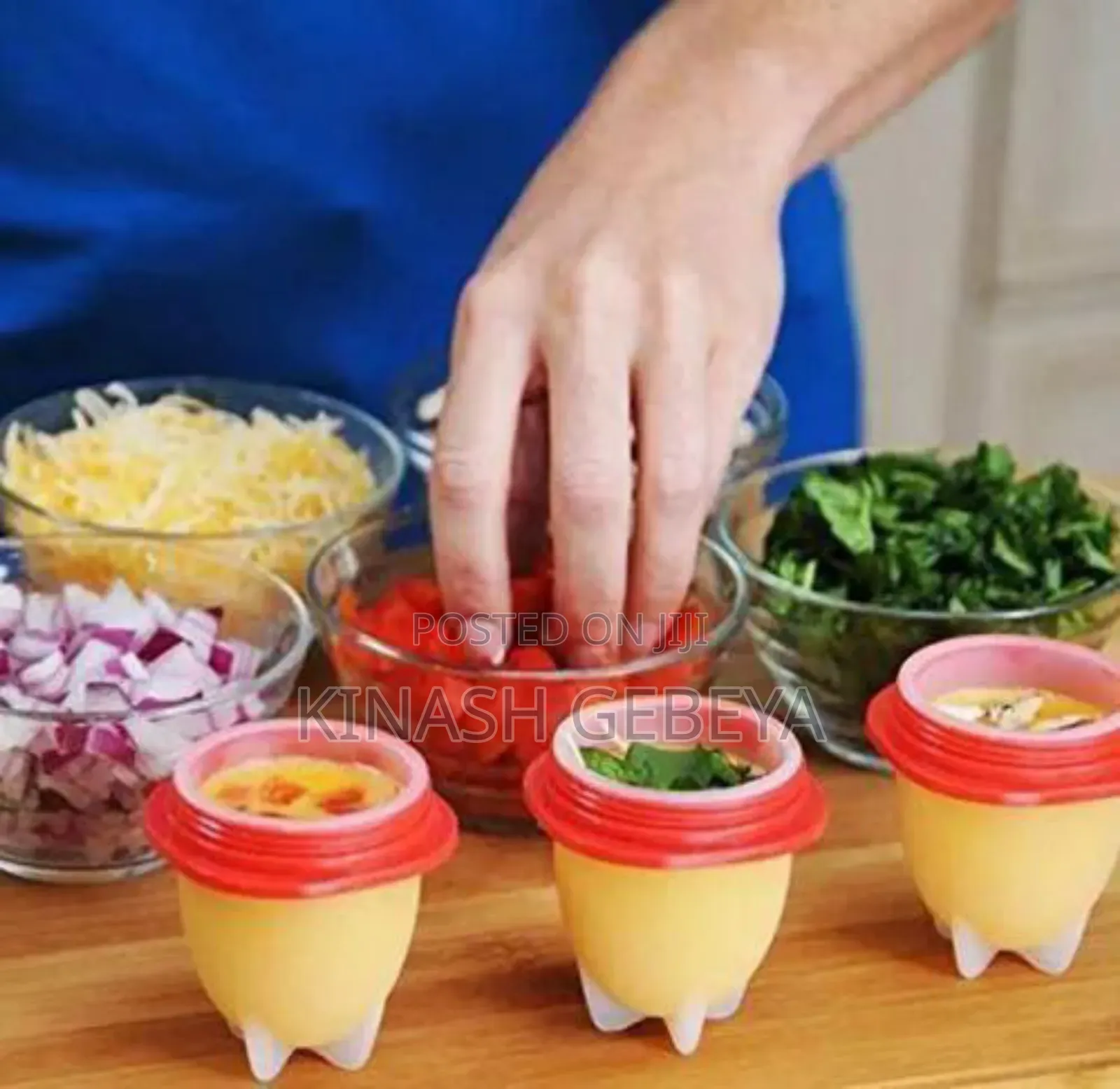 6pcs High Quality Egg Boiler(የእንቁላል መቀቀያ)