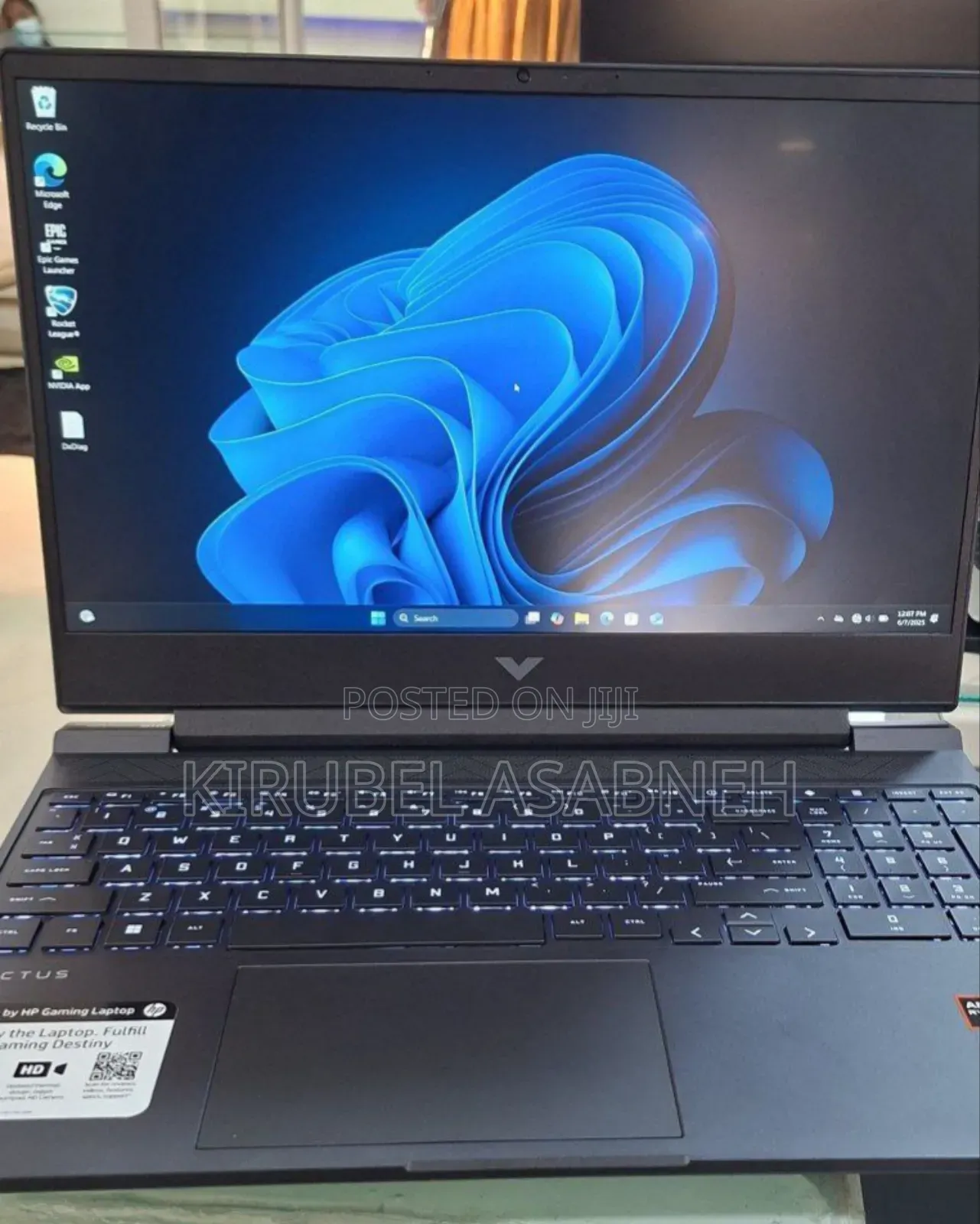 New Laptop HP Victus 15 16GB AMD Ryzen 5 SSD 512GB