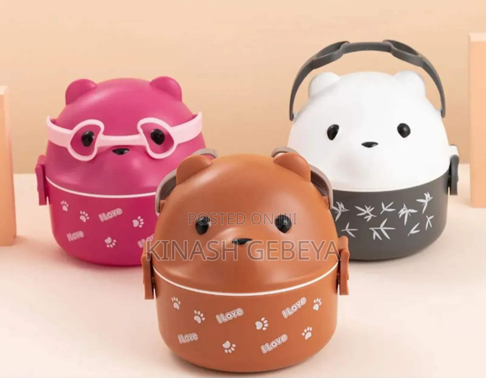 High Quality Bear Cartoon Lunch Box