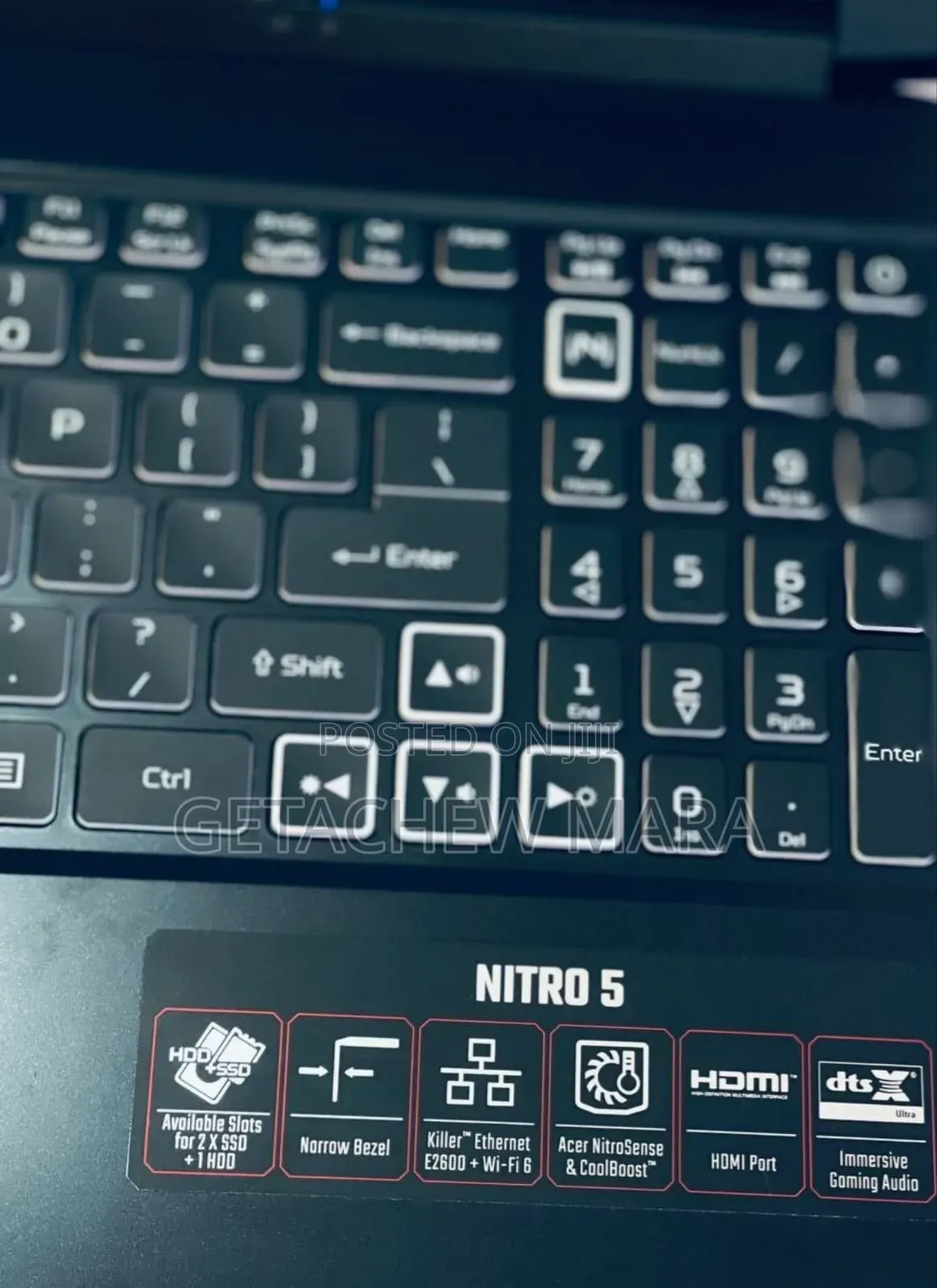 New Laptop Acer Nitro 5 16GB Intel Core I5 SSD 512GB