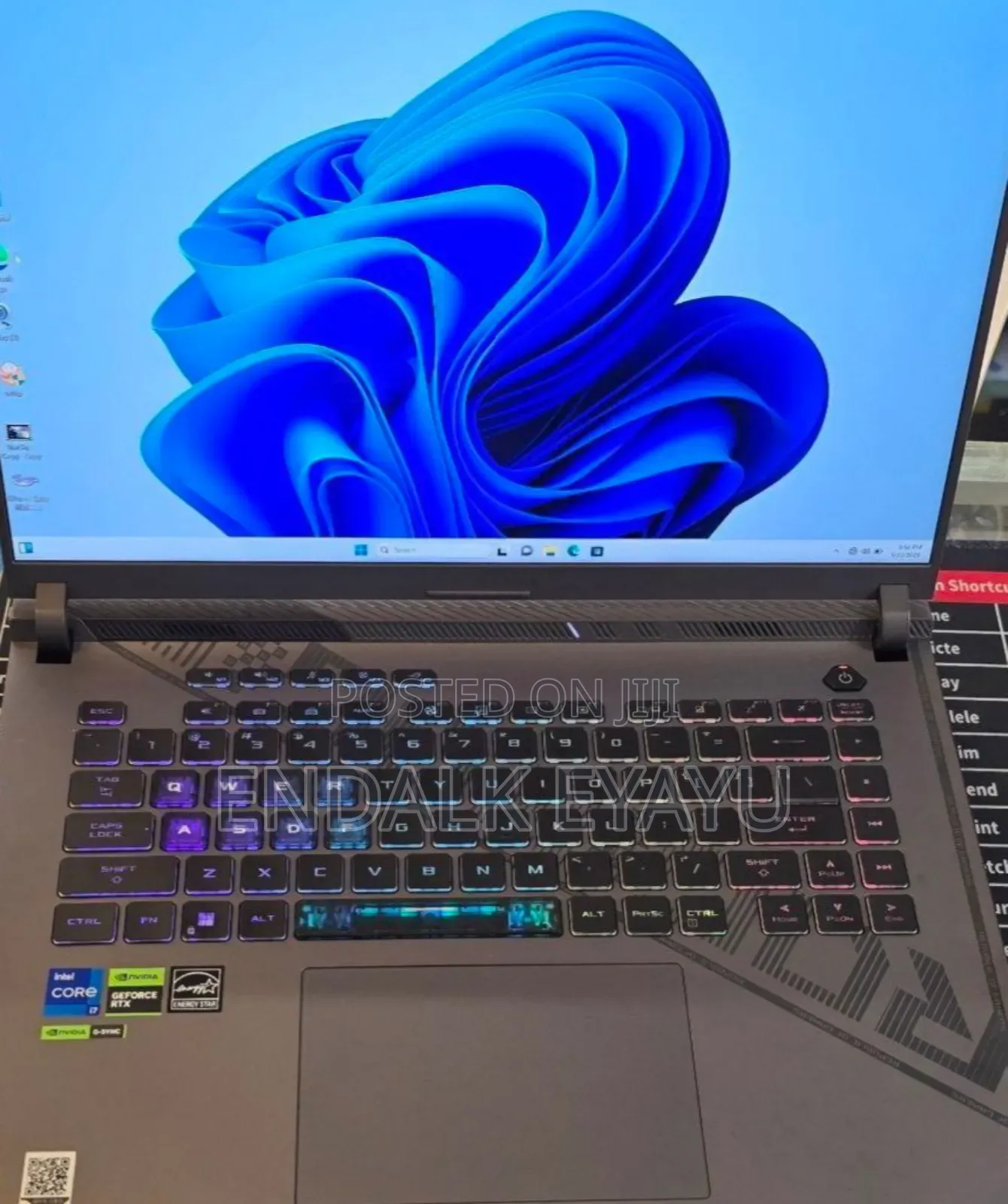 New Laptop Asus ROG Strix G16 G614 16GB Intel Core I7 SSD 1T