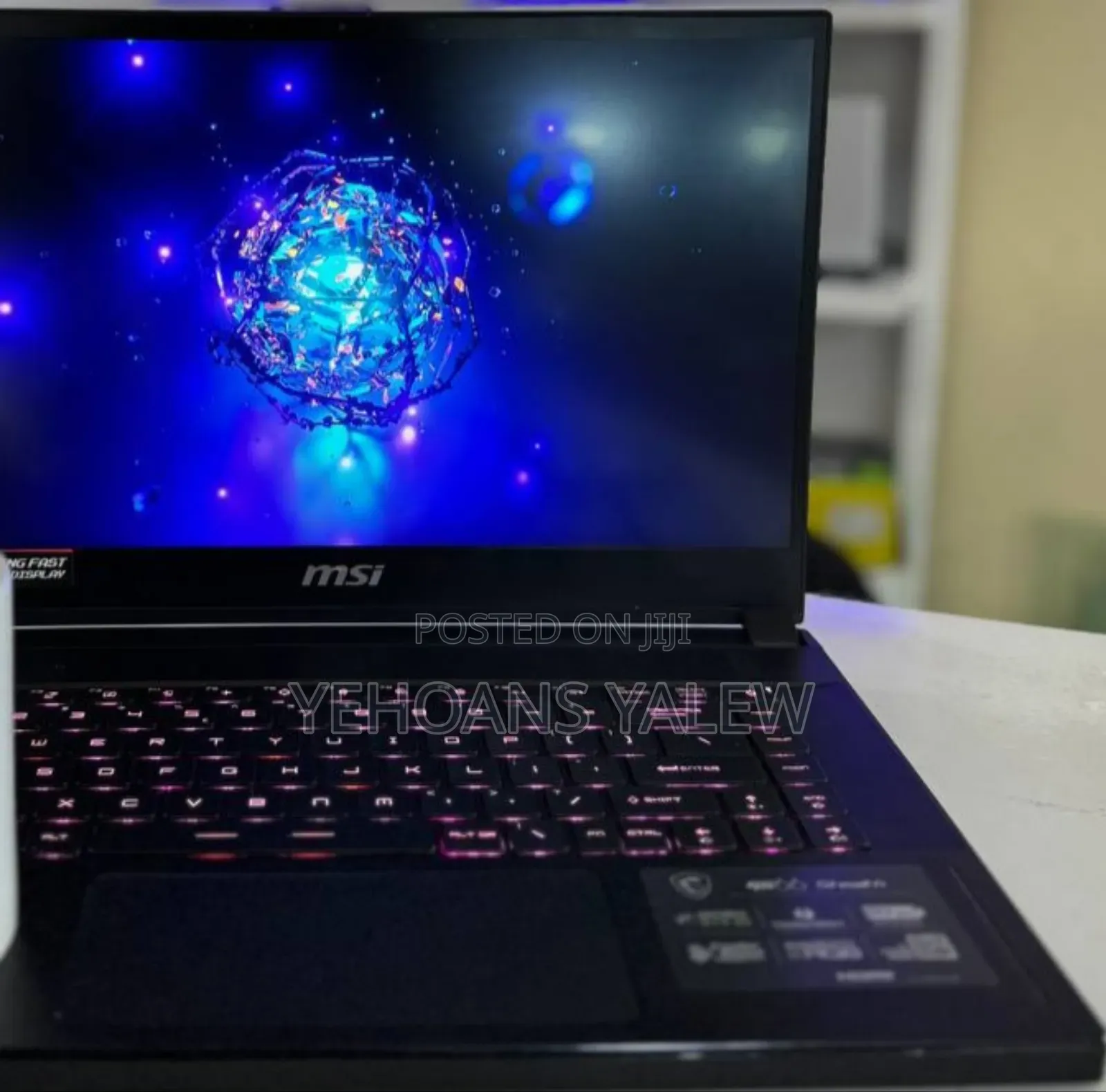 New Laptop MSI GS66 Stealth 10SGS 32GB Intel Core I7 SSD 512GB