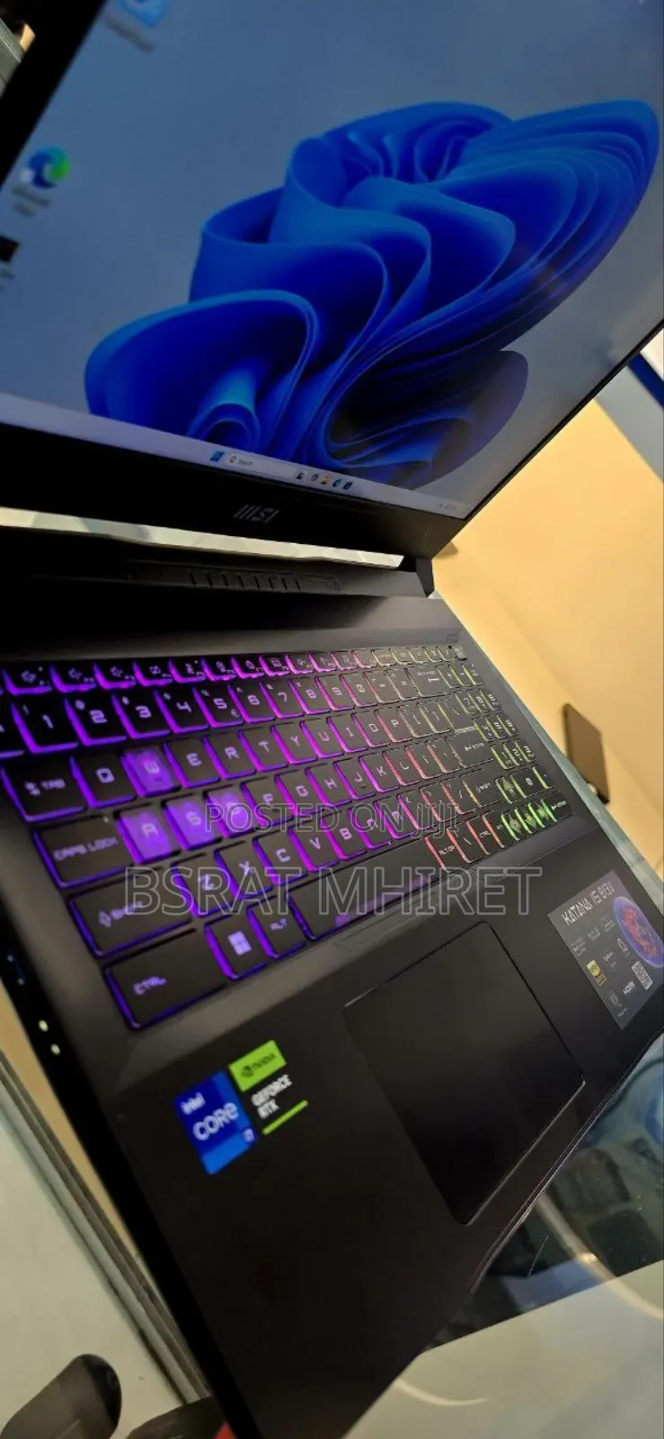 New Laptop MSI Katana 15 16GB Intel Core I7 SSD 512GB