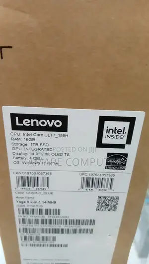 New Laptop Lenovo Yoga 9i 16GB Intel Core Ultra 7 SSD 1T