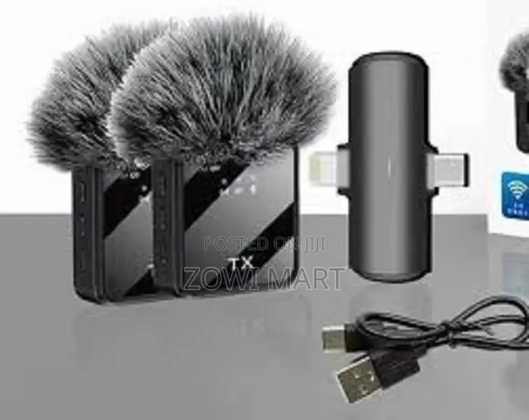 2-in-1 Wireless Lavalier Microphone F15-2