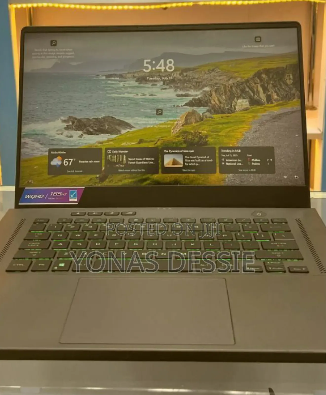 New Laptop Asus ROG Zephyrus G15 16GB AMD Ryzen 9 SSD 1T