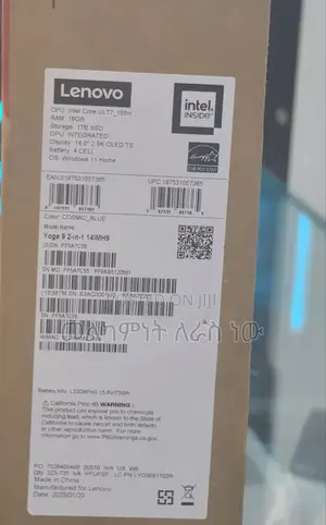 New Laptop Lenovo Yoga 9i 16GB Intel Core Ultra 7 SSD 1T