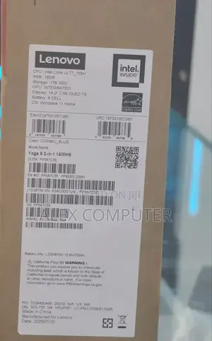 New Laptop Lenovo Yoga 9i 16GB Intel Core Ultra 7 SSD 1T