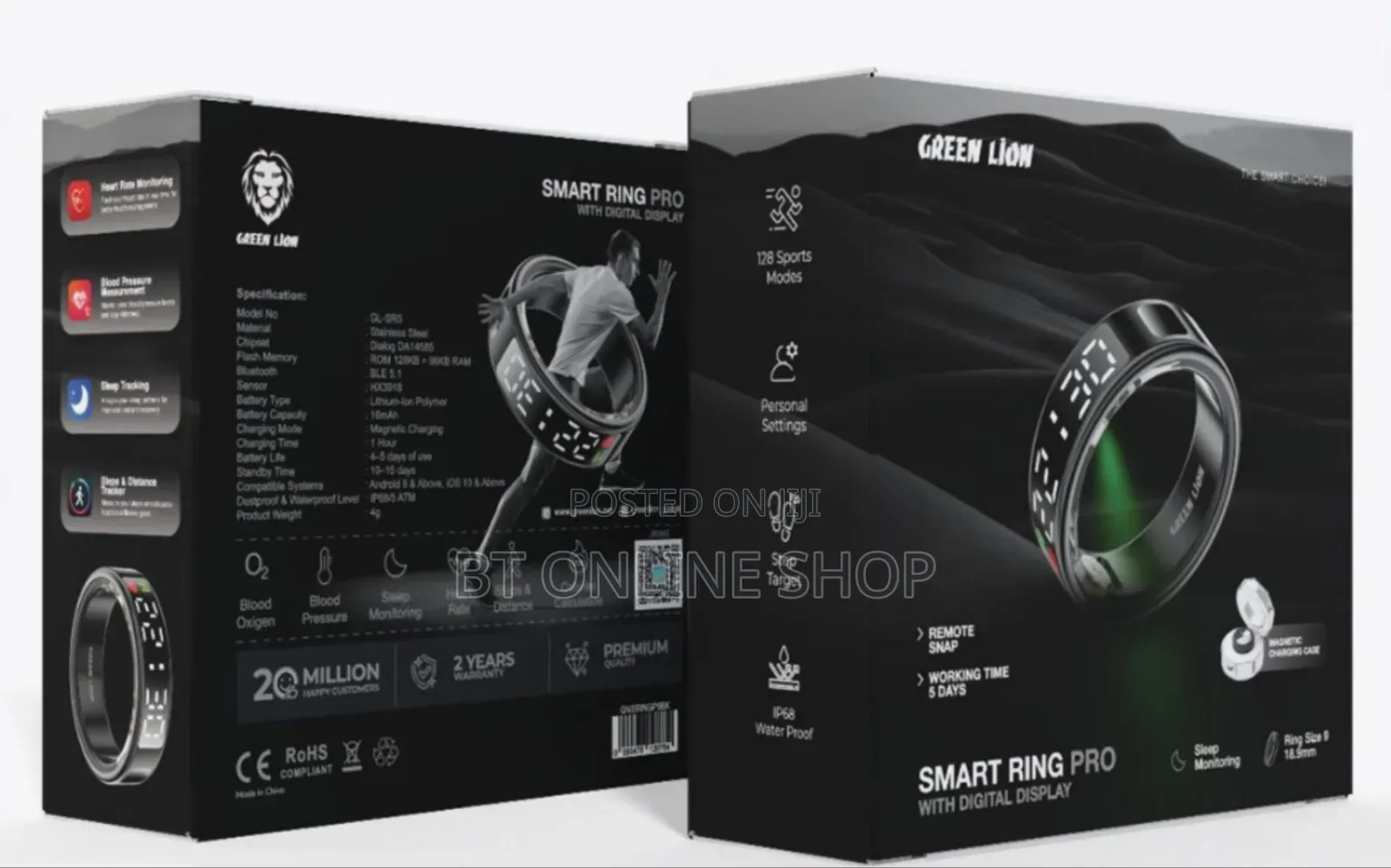 Smart Ring Pro With Digital Display