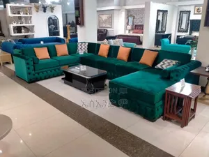 Photo - U Shaped Chesterfild Sofa Design