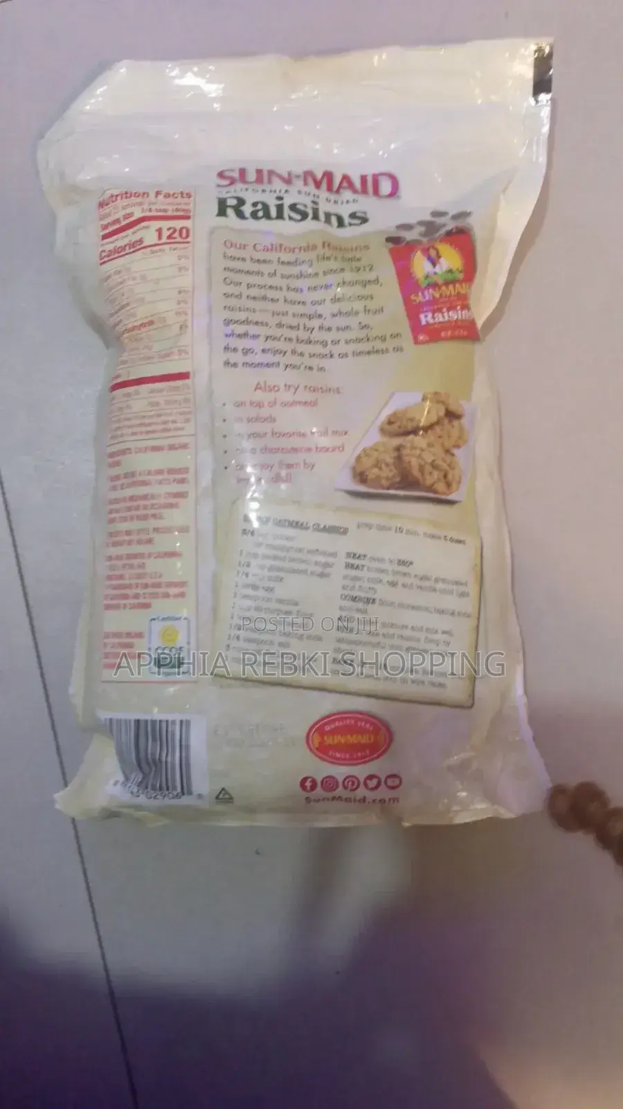 Organic Raisins (የውጭ ሀገር ዘቢብ)